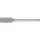 Pferd Frässtift Zylinderform ZYAS Ø 6mm Länge 43mm