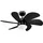 Westinghouse Turbo Swirl 76 cm Deckenventilator schwarz mit Licht