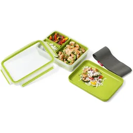Emsa Clip & Go Lunchbox grün 6,3 cm hoch 1,2 l