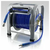 BITUXX 30 Meter Druckluft Schlauchtrommel 30m Trommel Automatik Aufroller 1/4 Zoll