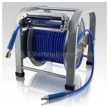 BITUXX 30 Meter Druckluft Schlauchtrommel 30m Trommel Automatik Aufroller 1/4 Zoll