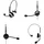 GEQUDIO Headset 1-Ohr mit 3,5mm Klinke