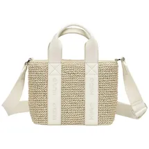 Hugo Becky St Mini Henkeltasche Stofftasche Open White