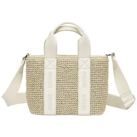 Hugo Becky St Mini Henkeltasche Stofftasche Open White