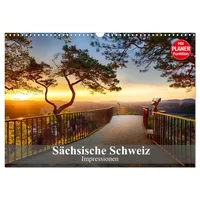 Calvendo Sächsische Schweiz – Impressionen (Wandkalender 2026 DIN A3