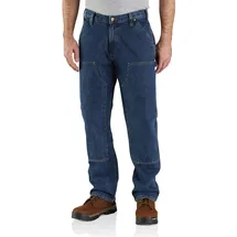 CARHARTT Double-Front Logger Jeans Blau W42/L32