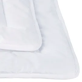 Walburga Bettdecke, Steppbett Clima Active Batist / Outlast 1 WP Sommer 155 x 220 cm leicht - Weiß