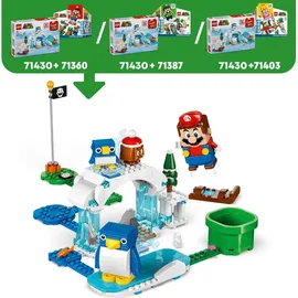 LEGO Super Mario Schneeabenteuer mit Familie Pinguin - Erweiterungsset