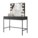 lookway SCHMINKTISCH MIT SPIEGEL CORTADO ELITE SCHWARZ