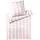 ELEGANTE Levens Gestreift Himbeerrosa 135 x 200 cm + 80 x 80 cm