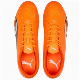 Puma Ultra Play FG/AG Herren Ultra Orange/Puma White/Blue 43