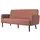 MEET powered by PAPERFLOW 3-Sitzer Sofa LISBOA braun schwarz Stoff 176,0 x 81,5 x 83,0 cm, 1 St.