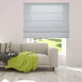 STORESDECO Raffrollo|, Grau, Kunststoff, Uni, Rechteckig, 90x175 cm, CE, Wohntextilien, Rollos - Jalousien, Rollos, Raffrollos