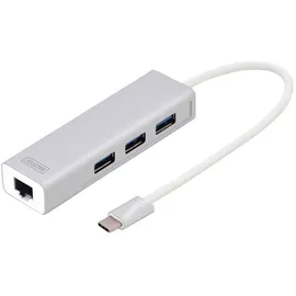 Digitus USB Typ C 3.0 Hub mit Gigabit Ethernet