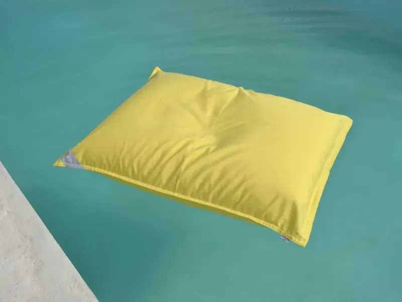 chillisy Pool Sitzsack Mallorca Junior 130 x 100 cm,Farbe: Limonen Gelb