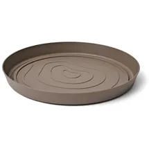 Teraplast ORMA Untersetzer Ø 33 cm - Farbe Sand Beige - Recycelter Kunststoff - UV-beständig & Frostfest für Innen & Außen