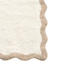 Beliani Badteppich Beige/Braun 150 x 80 cm