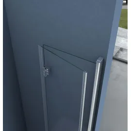 SoGood doporro Eck-Duschkabine Eckdusche mit Falttür 90x120x190cm Duschabtrennung inkl. Duschtasse ESG-Sicherheitsglas Klarglas inkl. beidseitiger Easy-clean-beschichtung