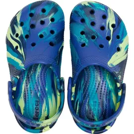 Crocs Classic Marbled Navy/Turbo Teal 29