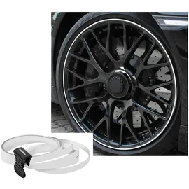 FoliaTec PIN Striping Felgen Design weiß