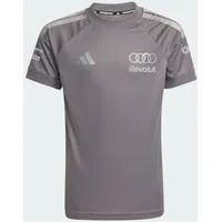 adidas Audi REVOLUT F1 Team Driver Replica Jersey - Grey Strata / Iron Metallic - 176