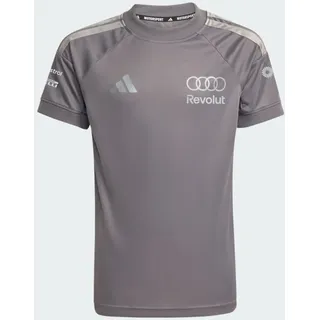 adidas Audi REVOLUT F1 Team Driver Replica Jersey - Grey Strata / Iron Metallic - 176