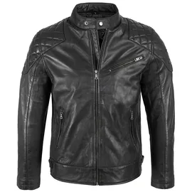 Rock Creek Lederjacke schwarz L