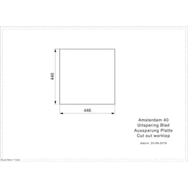 Reginox Amsterdam 40 black silvery