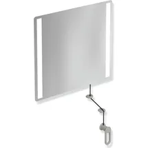 Hewi 801 Kipp-Lichtspiegel LED 801.01B40095 600x540x6mm, matt, felsgrau