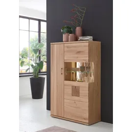 Ideal Wohnen Highboard Kansas Holz Braun Alteiche