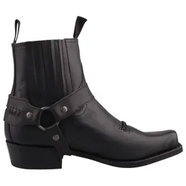 Sendra Biker Stiefelette 6445 Schwarz - Schwarz - 42