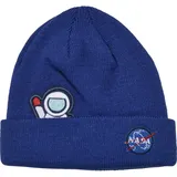 Mister Tee NASA Embroidery Beanie Blau S/M