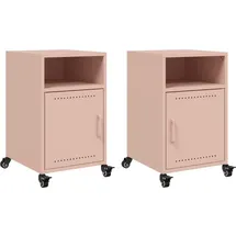 vidaXL Nachtschrank Korey 36 x 39 x 59 cm Rosa