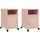 vidaXL Nachtschrank Korey 36 x 39 x 59 cm Rosa