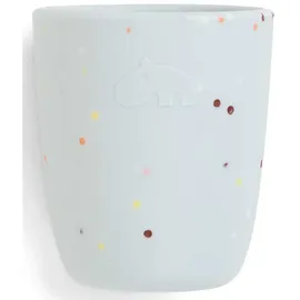 Done by Deer Silikon Geschirr-Set Confetti Blau 3 St.