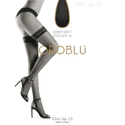 OROBLU Damen Halterlose Strümpfe Chic Up Daily 15 DEN