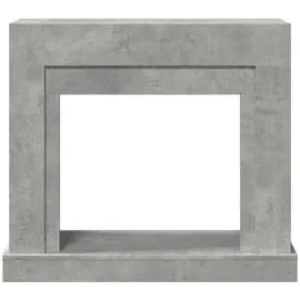 vidaXL Kaminumrandung 100 x 30 x 87,5 cm Grau