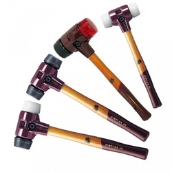 HALDER Simplex Schonhammer Nylon/Nylon, hart, 30-80mm Gummihammer NEU, Kopfdurchmesser: 60, Material - Schlagkopf: Gummi/Nylon