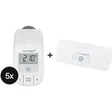 eQ-3 Homematic IP Starter-Set Heizen Basic mit 5 Heizkörperthermostaten basic