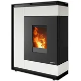 ORANIER Pelletofen Boreas schwarz Seidenweiß konzentrisch 8kW