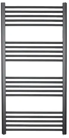 SAT KD Heizkörper kombiniert 120x60 cm Schwarz matt SATRAKD6001200BL