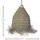 Lumisky Solar-Pendelleuchte Seegras 47 cm 5 m beige