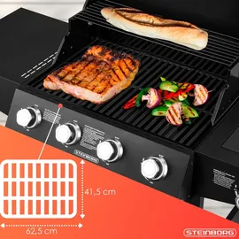 Steinborg Gasgrill SB-8180 schwarz