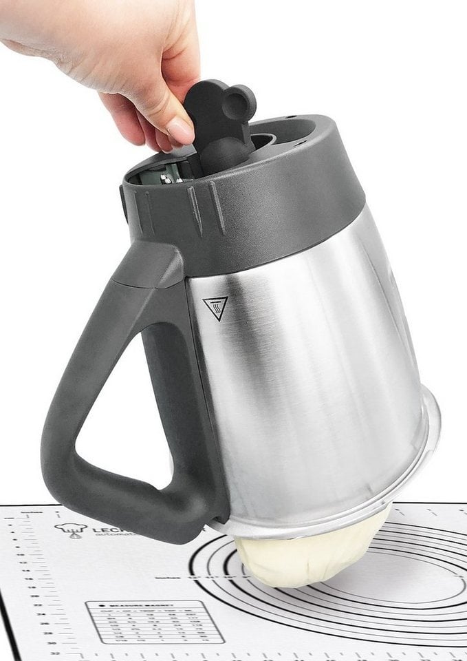 Preisvergleich Produktbild Leckerhelfer - automatisch Lecker Küchenmaschinen Zubehör-Set Teigdreher - Teiglöser - passend für Thermomix® TM5/TM6, Zubehör für Passend für TM5 und TM6, Passend für den Thermomix TM5 / TM6 schwarz