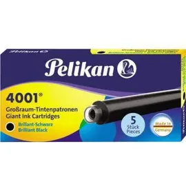 Pelikan Tintenpatronen 4001 brillant-schwarz 5 Stück