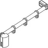 Kermi Diga Stabilisierung ZDSSVSSDI070VK Länge 700mm, für Wand-Seitenwand/Festfeld, silber/hochglanz