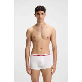 Hugo Trunk Triplet Planet Boxershorts Weiß XL 3er Pack