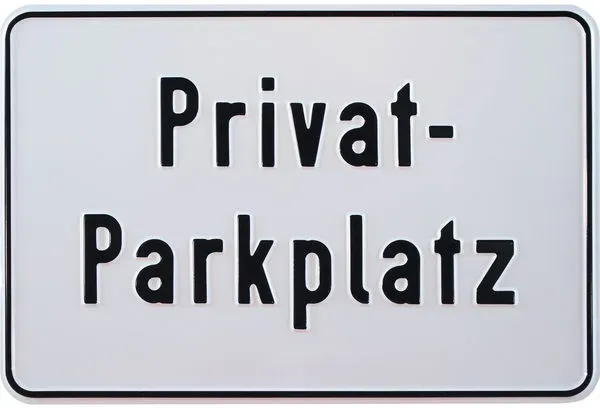 Parkplatzschilder - Privat-Parkplatz