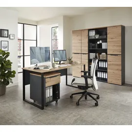 Innostyle Memphis Aktenregal 75 x 38 x 197 cm braun