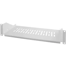 LogiLink 19" Fachboden, Befestigung nur vorne T=250 mm, grau